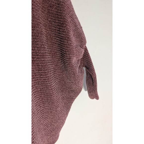 Hyfyv Chenille Wide Neck Dolman Sweater Sz S Browny Buckle Dolman Cozycore - Picture 6 of 9